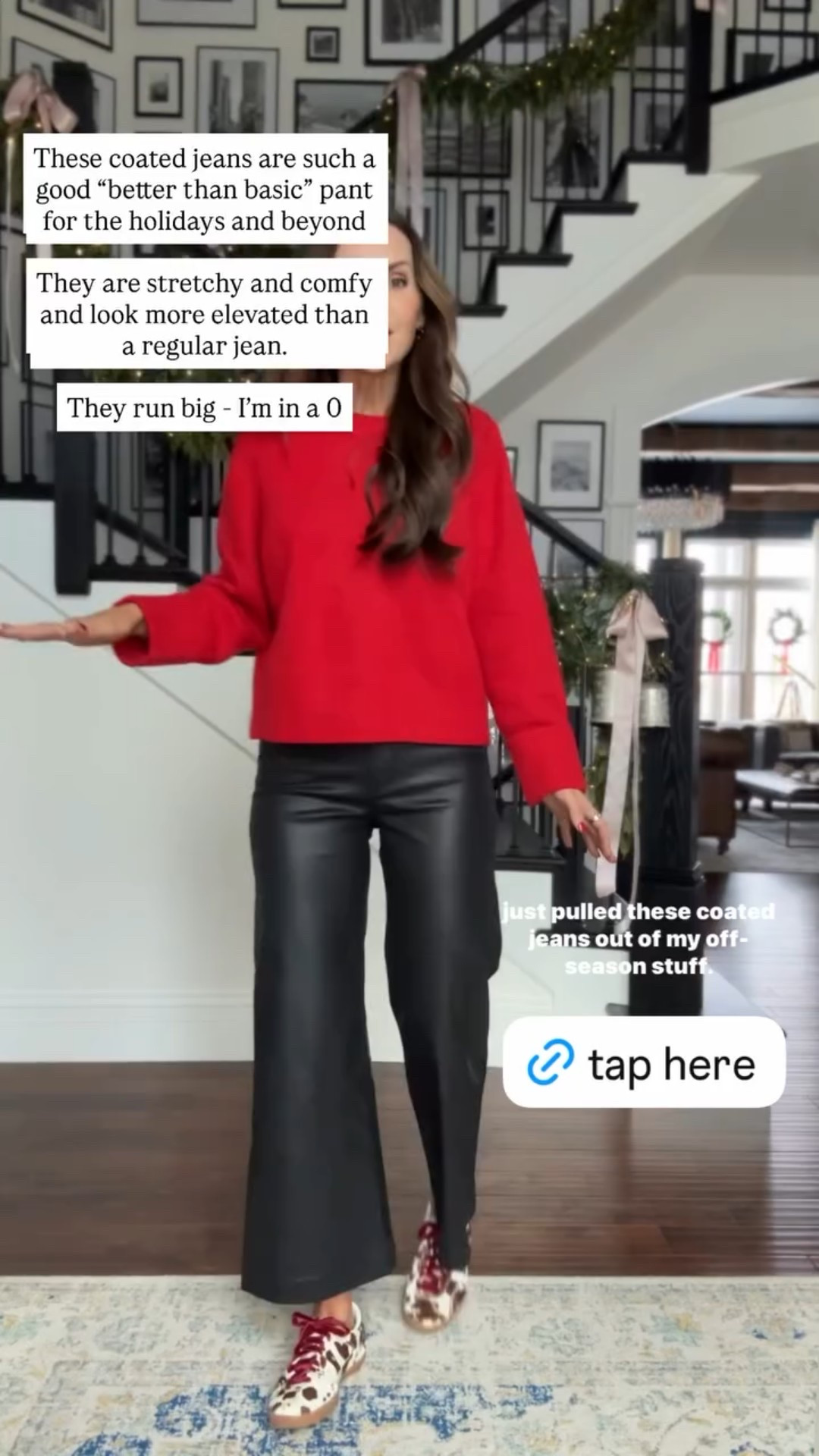 Loving these coated jeans for the holidays and beyond! Size down! 

#LTKHoliday #LTKgrwm