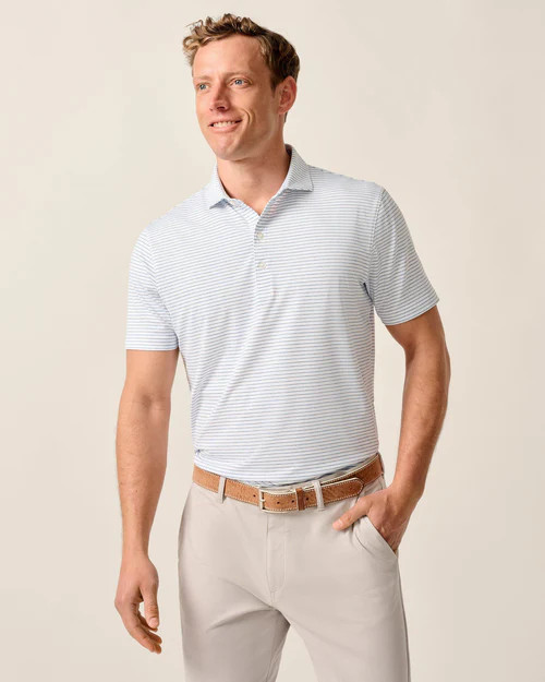 Performance Jersey Polo - Michael Stripe | johnnie O