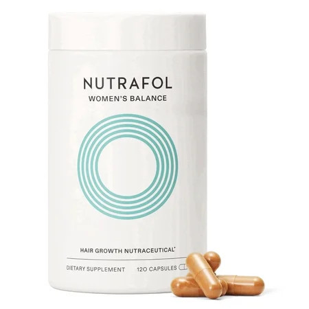 Nutrafol Women's Balance Hair Growth Supplements, Ages 45 and Up, Clinically Proven for Visibly Thicker Hair and Scalp Coverage, Dermatologist Recommended - 1 Month Supply | Walmart (US)