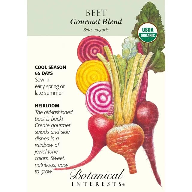 Gourmet Blend Beet Seeds - 1.5 grams - Organic | Walmart (US)