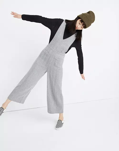 Herringbone V-Neck Overalls | Madewell