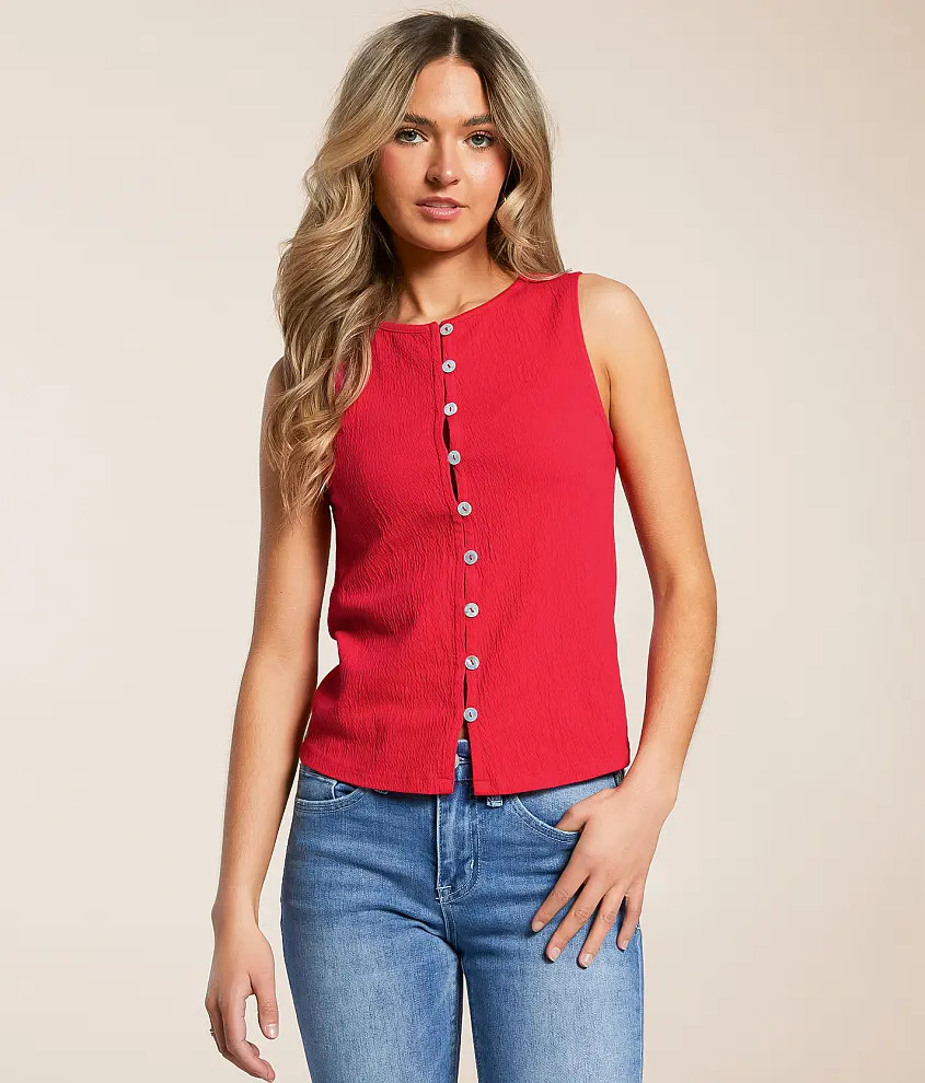 Textured Knit Tank Top | Buckle