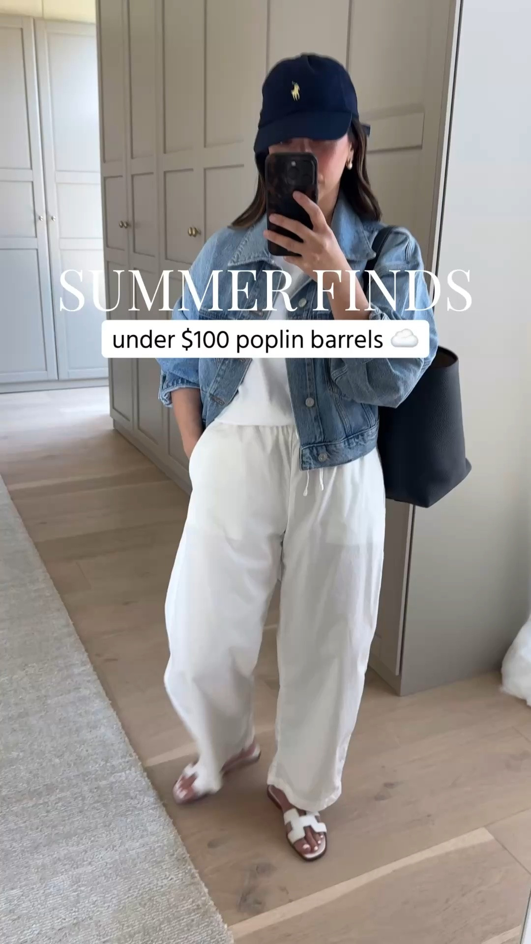 love these poplin barrels- and such a great price too! 

J.Crew tee medium
AGOLDE Palmer denim jacket xs
Gap poplin pants petite xs - color is sold out, linked similar.
Hermes Oran sandals 35 - linked similar.
Polo Ralph Lauren hat
Dorsey Maxwell earrings medium
Dorsey James necklace 15"

summer outfits, petite style

#LTKootd #LTKmomlife #LTKPetite