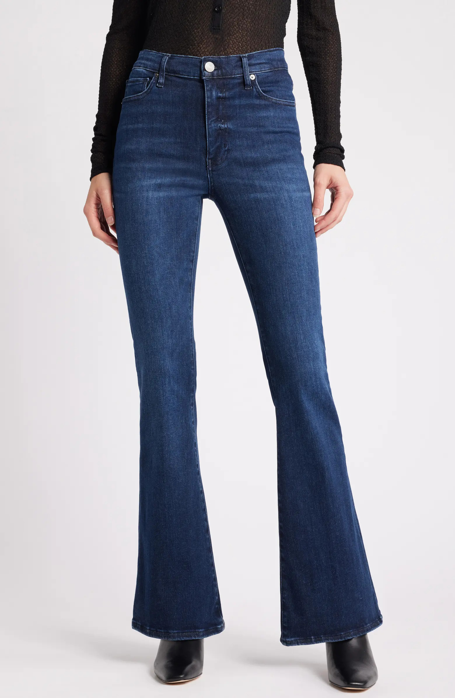 FRAME Le Pixie High Waist Flare Jeans | Nordstrom | Nordstrom