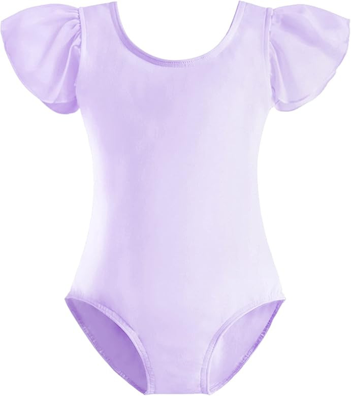 Stelle Girl's Ruffle Short Sleeve Leotard for Dance, Gymnastics and Ballet (Toddler/Little Girl/B... | Amazon (US)
