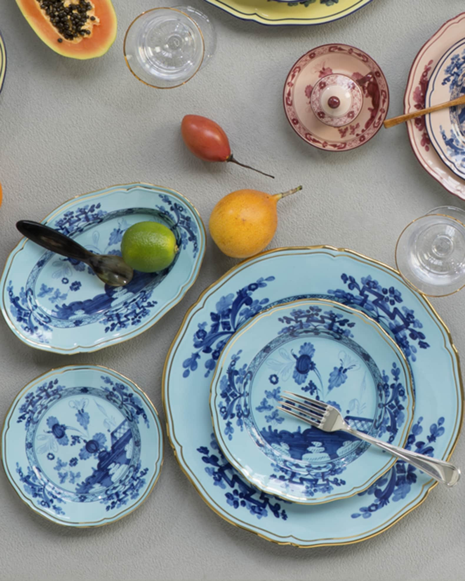 Oriente Italiano Dinner Plate, Iris | Neiman Marcus