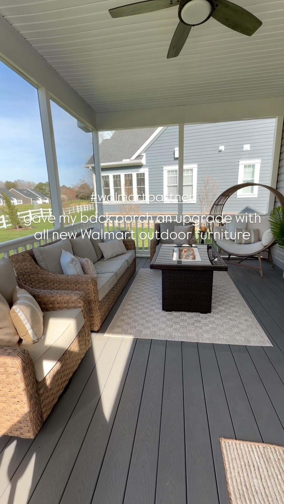 I partnered with walmart to give my back porch a major but affordable upgrade!
@walmart #walmartpartner #walmart

#LTKSaleAlert #LTKHome #LTKdayinmylife