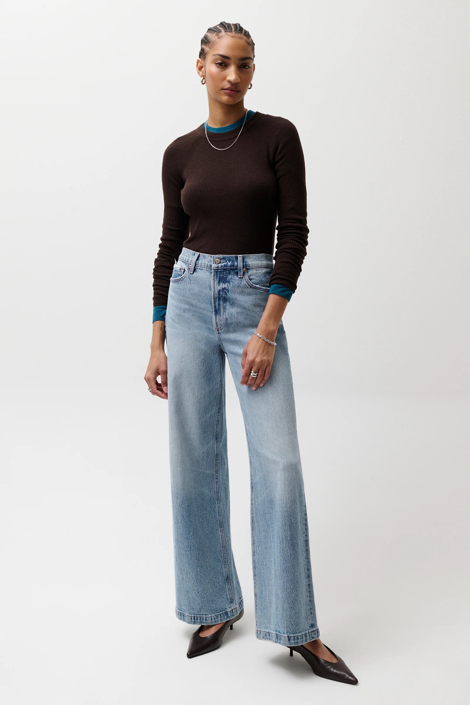 Lana High Rise Ultra Wide Leg Jean - Break | Pistola Denim