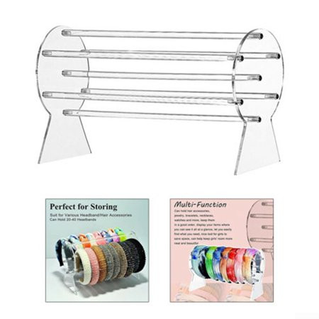 Headband Holder Accessories Acrylic Clear Headband Organizer Practical | Walmart (US)