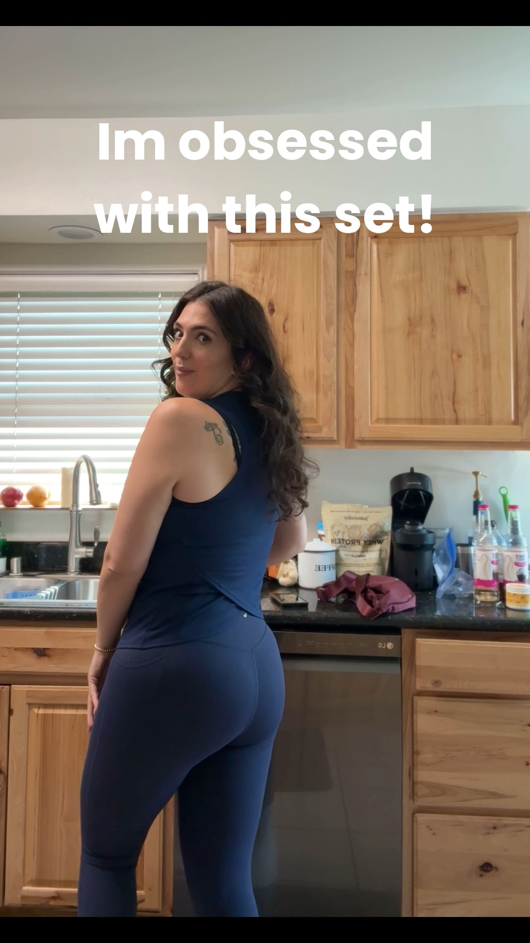 I’m obsessed with this matching set! It is super compressive on the tummy, sucks you in, in all the right places 😃I feel so good in this! 

#LTKActive #LTKMidsize #LTKSummerEdit