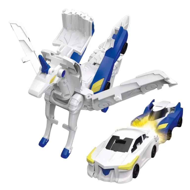 SHFUSZJ Car Transform Unicorn Figurines Ultimate Transforming Unicorn Car Toy (Blue) | Walmart (US)