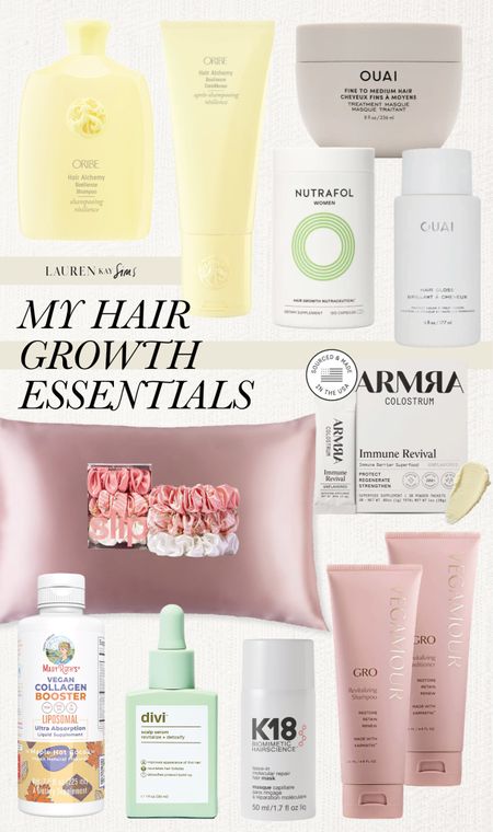 my hair growth essentials 🩷

#LTKbeauty