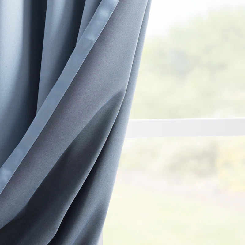 Solid Room Darkening Thermal Grommet Single Curtain Panel | Wayfair Professional