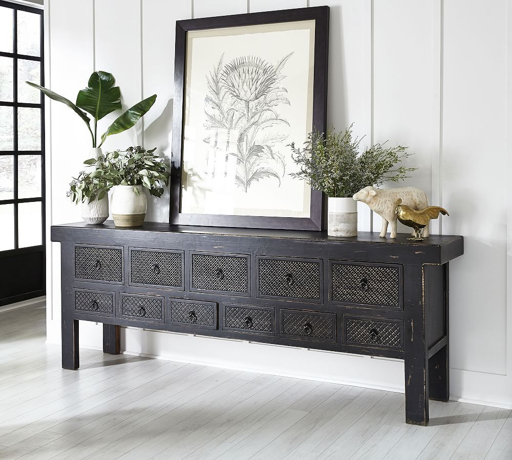 Chico Reclaimed Wood Console Table | Pottery Barn (US)