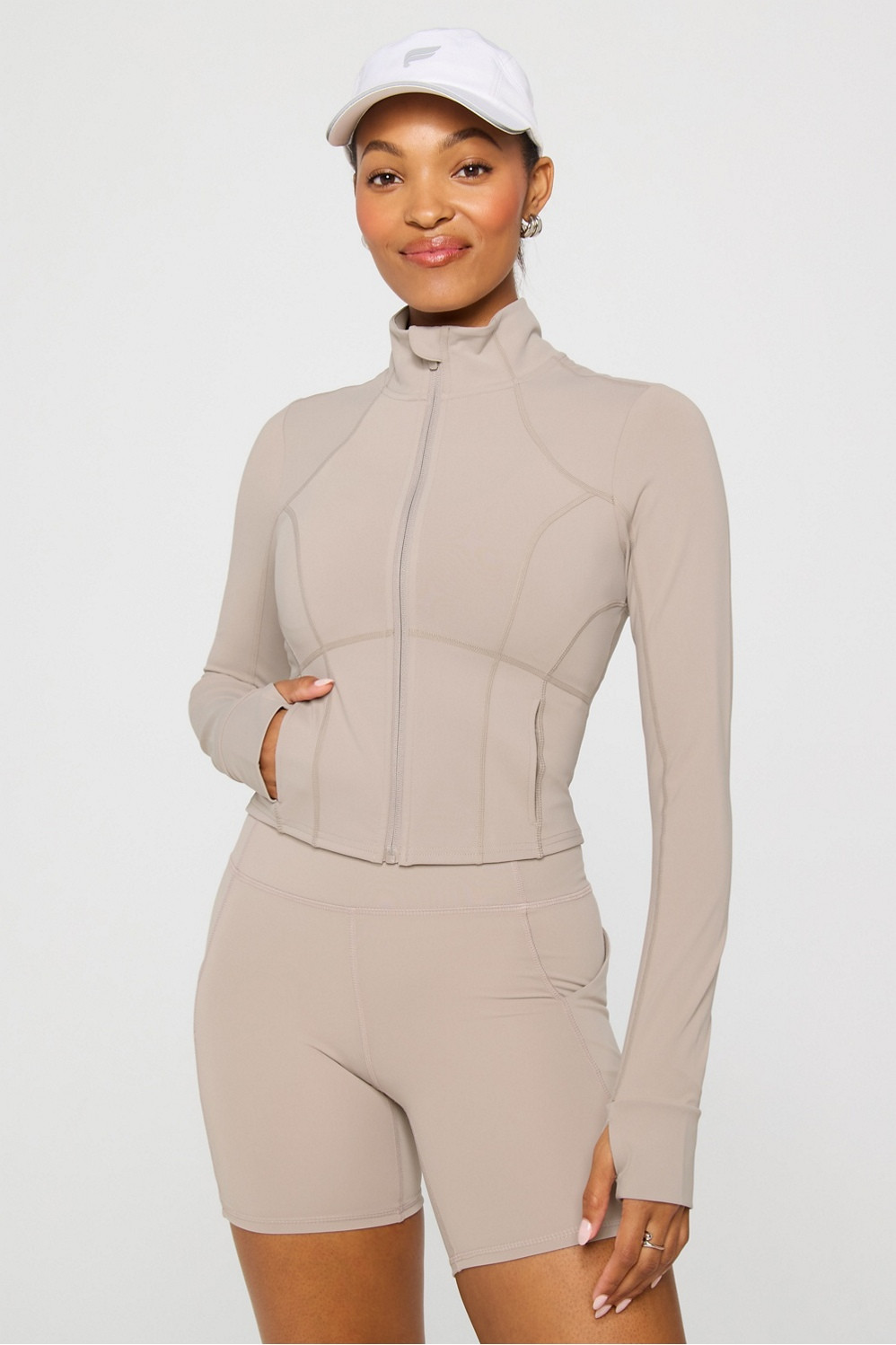 Perfect Storm Cropped Train Jacket | Fabletics