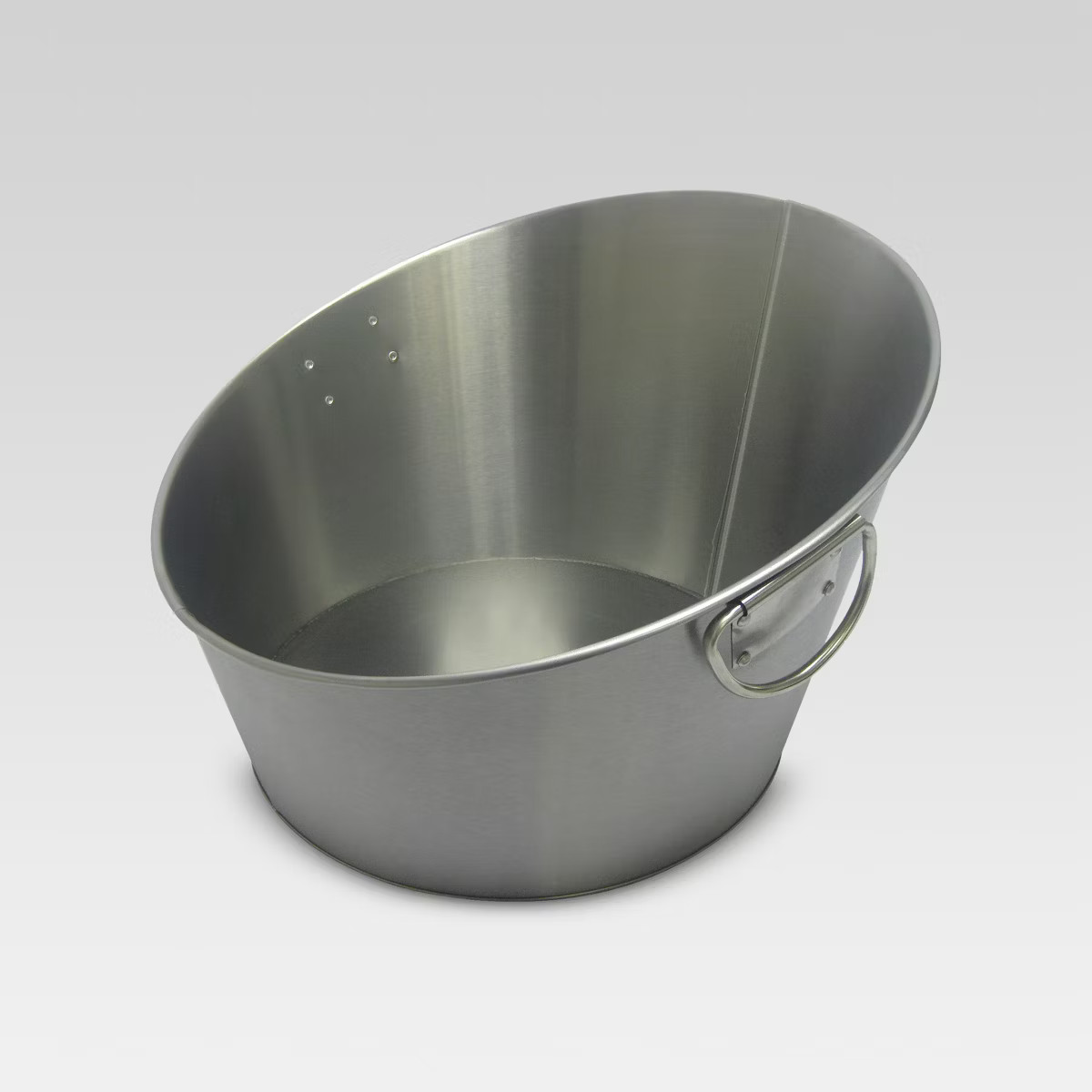 10.5L Stainless Steel Angled Beverage Tub - Threshold™: Drink Bucket Party Ice Bucket for Cold ... | Target