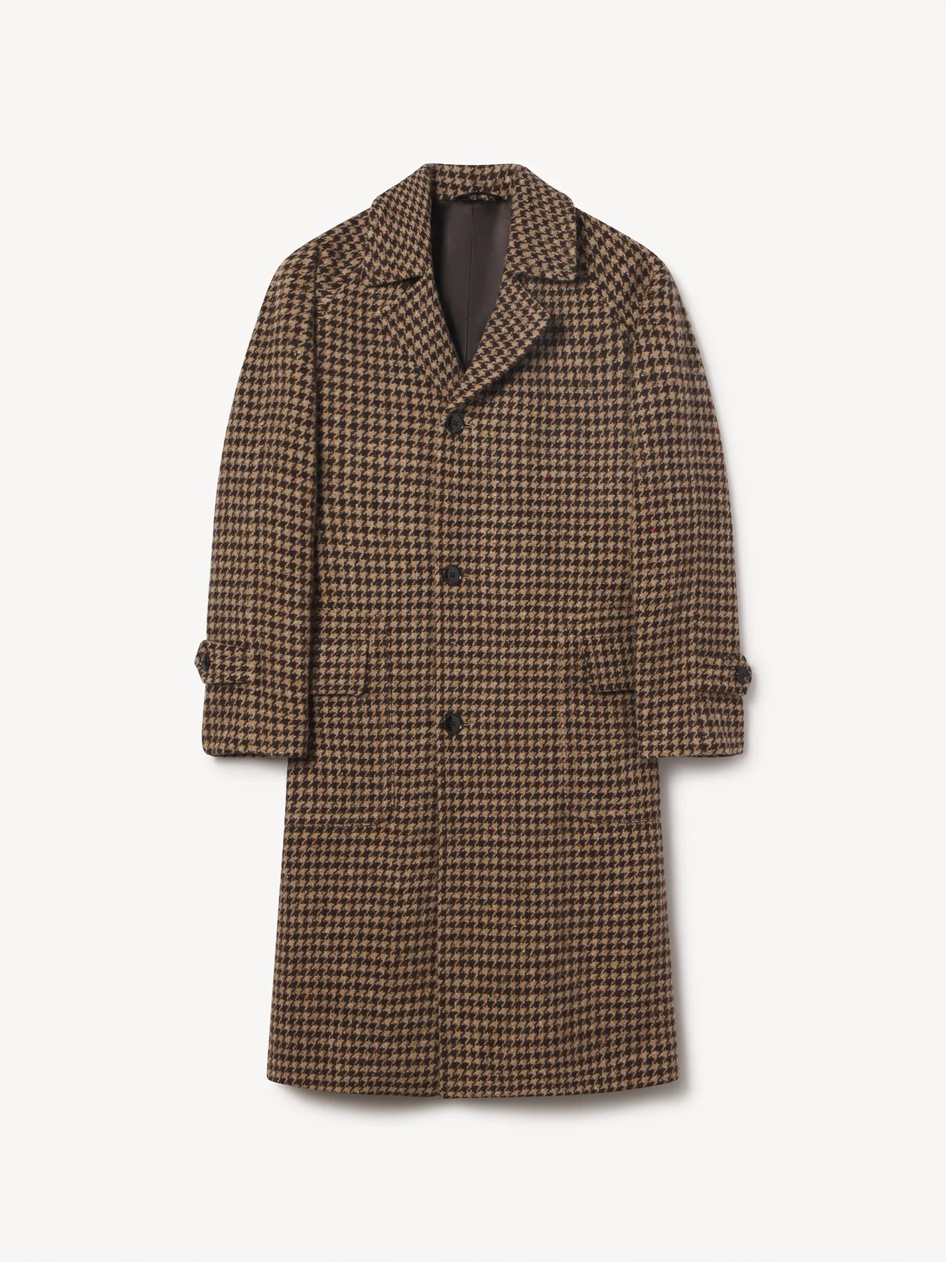 Spiced Houndstooth Windward Balmacaan - Buck Mason- Modern American Classics | Buck Mason
