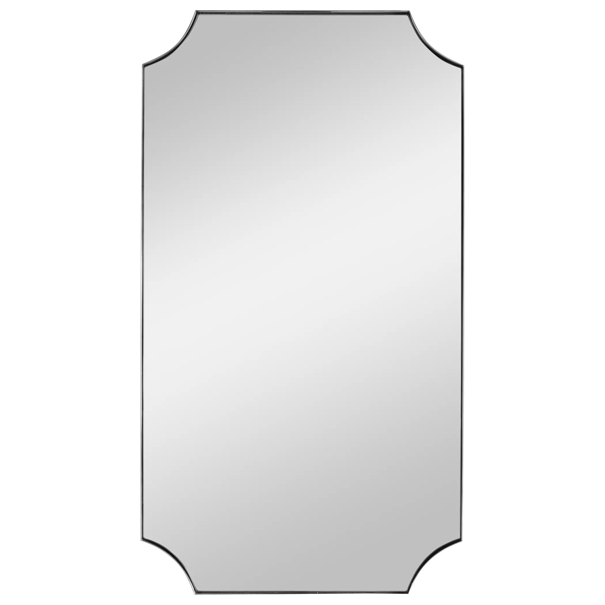 Uttermost Lennox Scalloped Corner Mirror | Bed Bath & Beyond