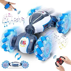 Gesture Sensing RC Stunt Car, Toys for Boys Girls 6-12 Year 4WD Remote Control Car 360° Rotate T... | Amazon (US)