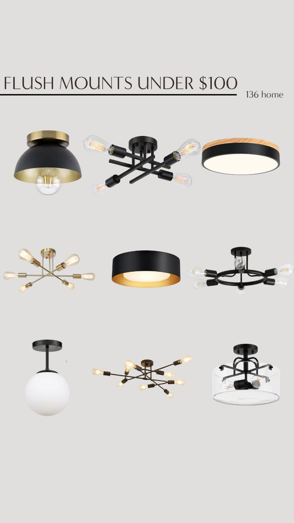Flush Mounts Under $100 #flushmount #homedecor #interiordesign #lighting

#LTKFind #LTKhome #LTKunder100