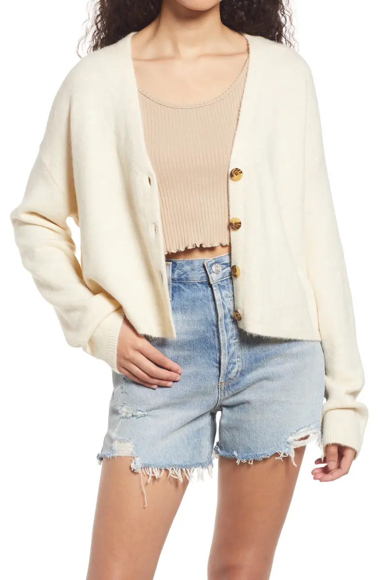 Billabong Short 'n; Sweet Button-Up Cardigan | Nordstrom | Nordstrom