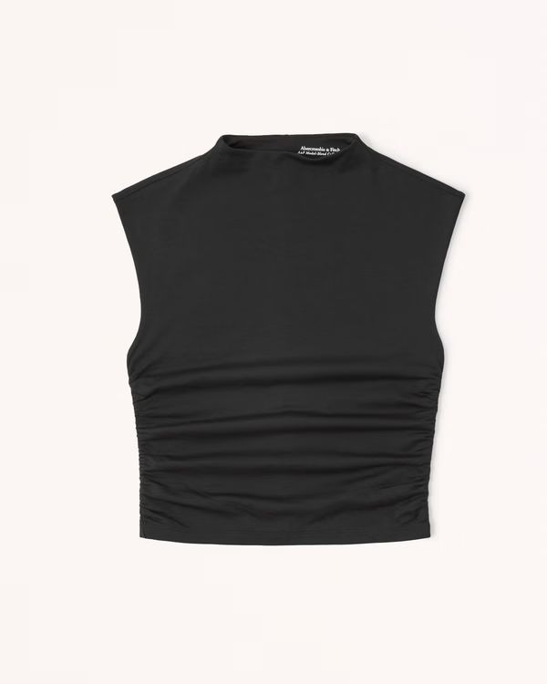 Women's Ruched Shell Top | Women's | Abercrombie.com | Abercrombie & Fitch (US)