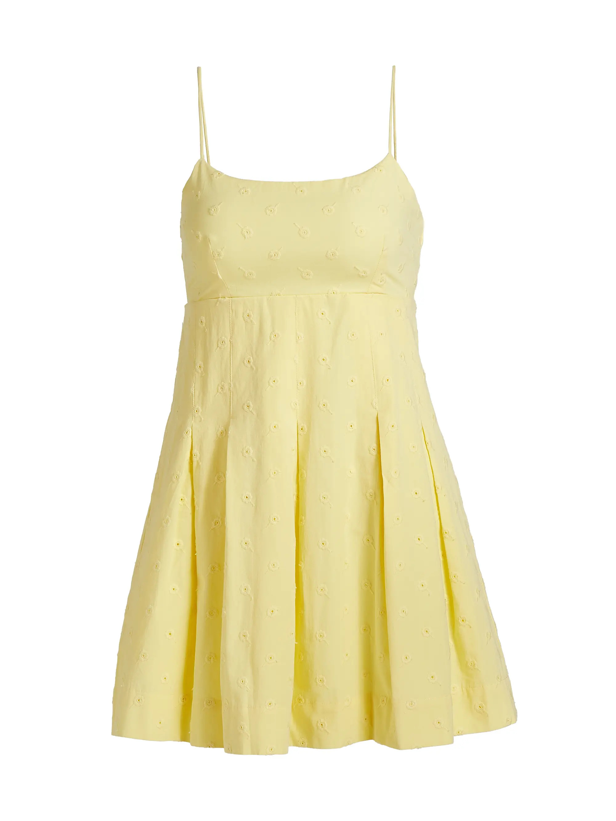 Damson MadderIris Cotton Minidress | Saks Fifth Avenue
