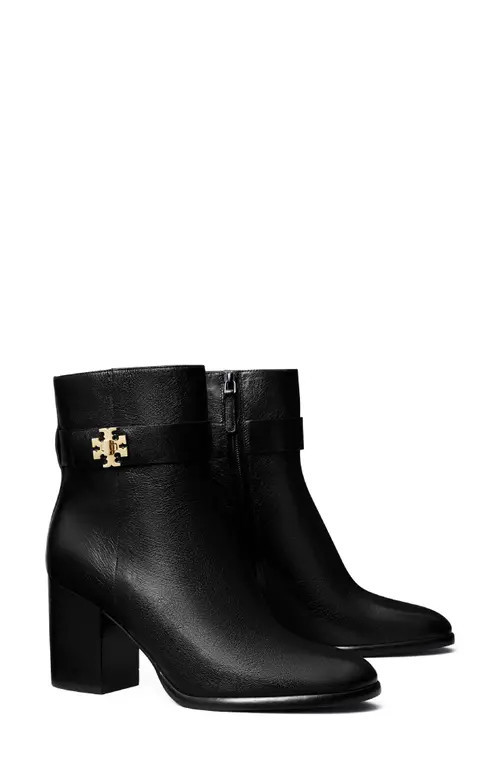 Tory Burch T Lock Bootie in Perfect Black at Nordstrom, Size 9.5 | Nordstrom