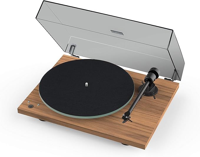 Pro-Ject T1 Phono SB Turntable with Built-in Preamp and Electronic Speed Change (Satin Walnut ) | Amazon (US)