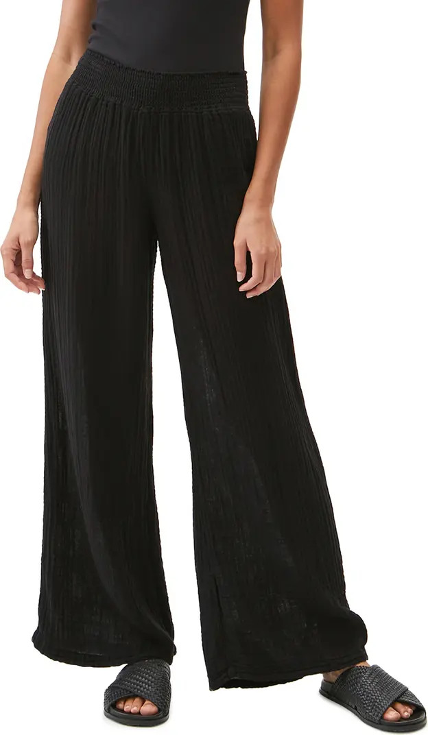 Michael Stars Smocked Wide Leg Pants | Nordstrom | Nordstrom