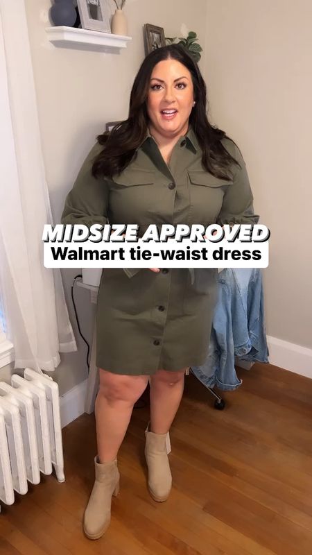 Confidently Carina is wearing a L in this Walmart dress for fall! 

#LTKSeasonal #LTKfindsunder50 #LTKmidsize