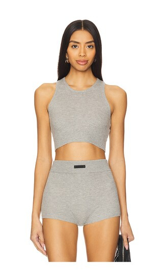 Waffle Sport Tank in Dark Heather | Revolve Clothing (Global)