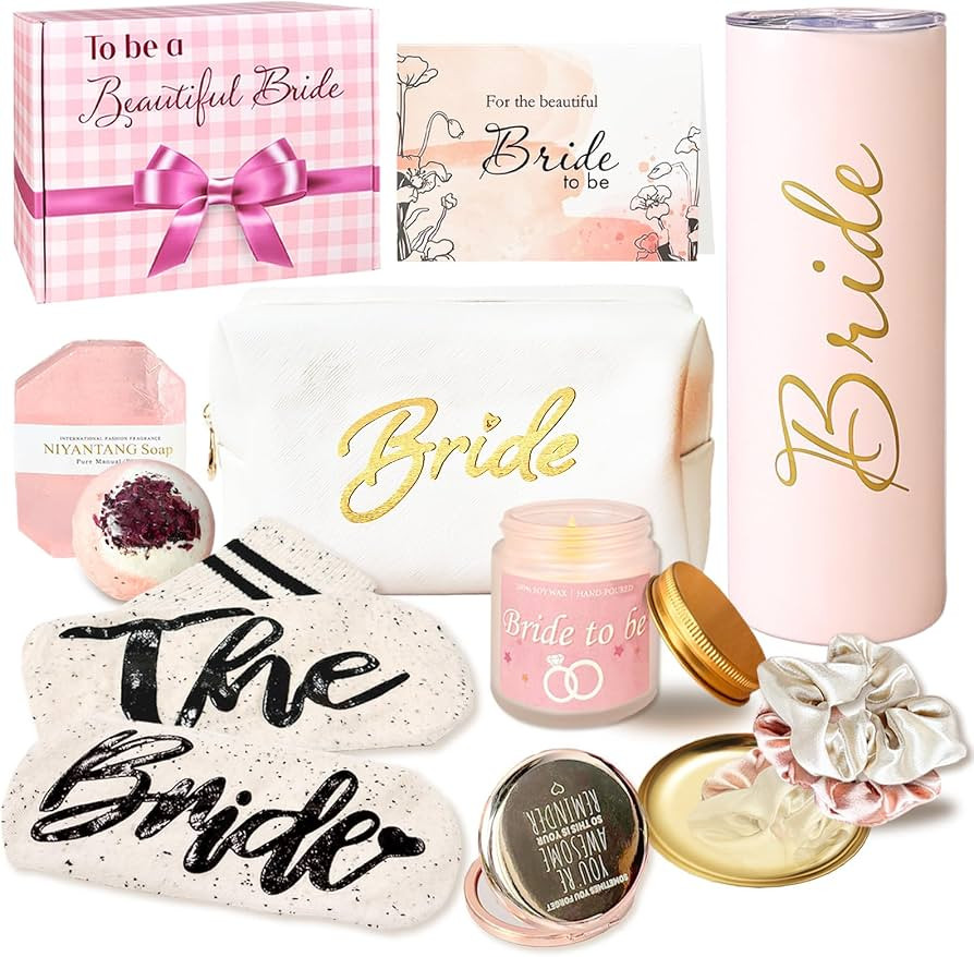 Bridal Shower Gifts for Bride, 12pcs Bride To Be Gifts Box, Bachelorette Gifts For Bride, Wedding... | Amazon (US)