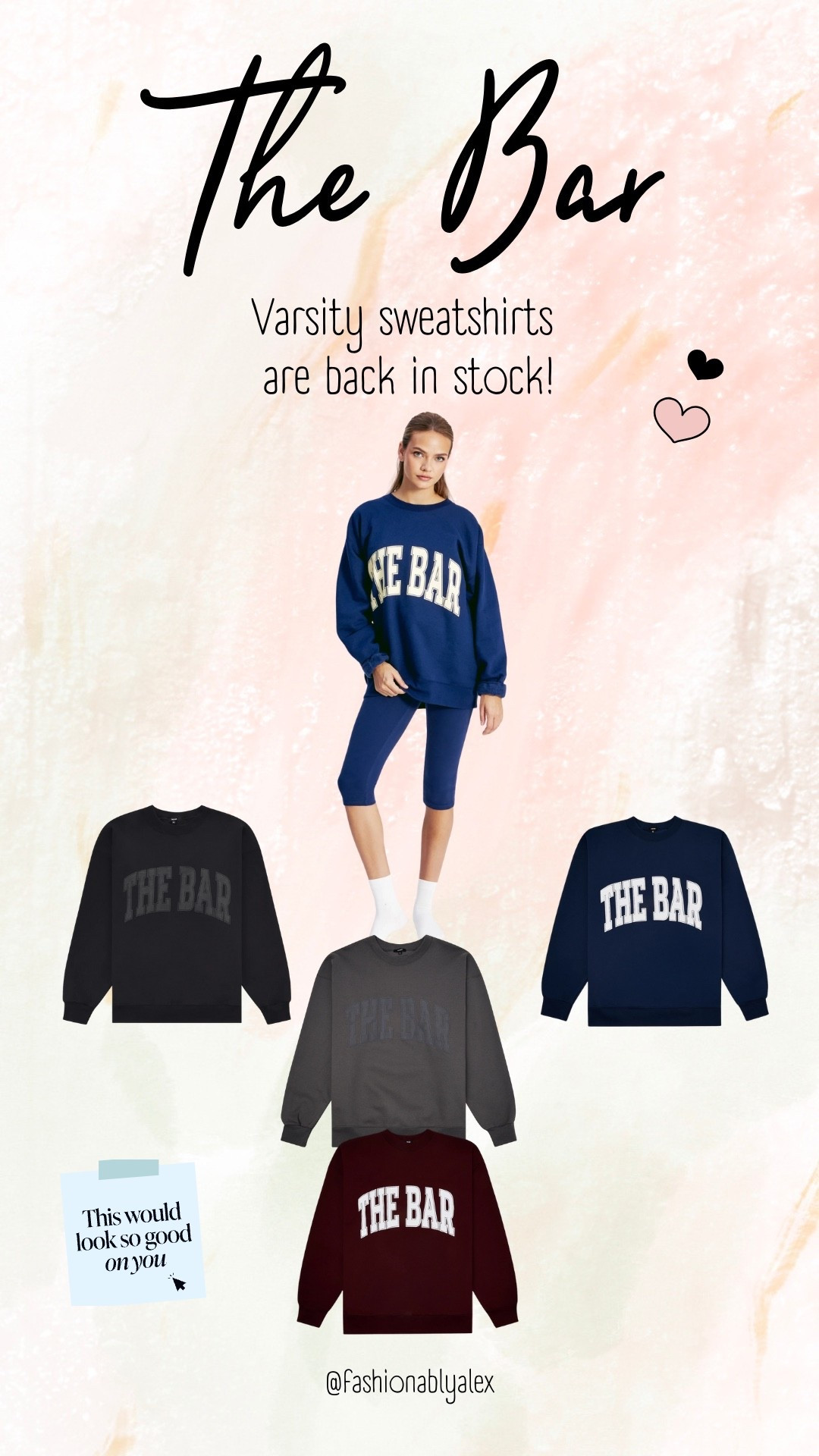 My favorite sweatshirts are back in stock! I have them in multiple colors! Run! They sell out quick! If you’re wanting an oversized fit, size up by 2 sizes! 

#LTKSeasonal #LTKMidsize #LTKStyleTip