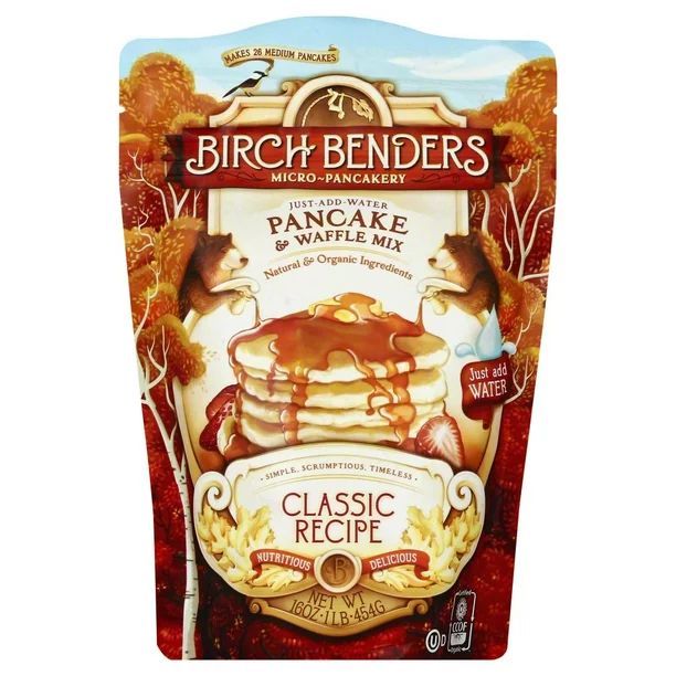 Birch Benders Organic Classic Pancake & Waffle Mix, 16 oz | Walmart (US)