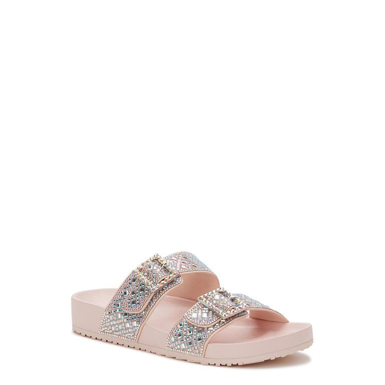 Madden NYC Women's Embellished Footbed Sandals | Walmart (US)