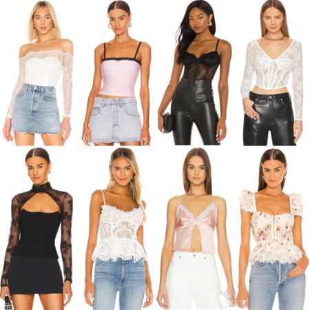These lace tops are trending for spring!
#spring #fashion #tops #lace 

#LTKstyletip #LTKFind #LTKunder100