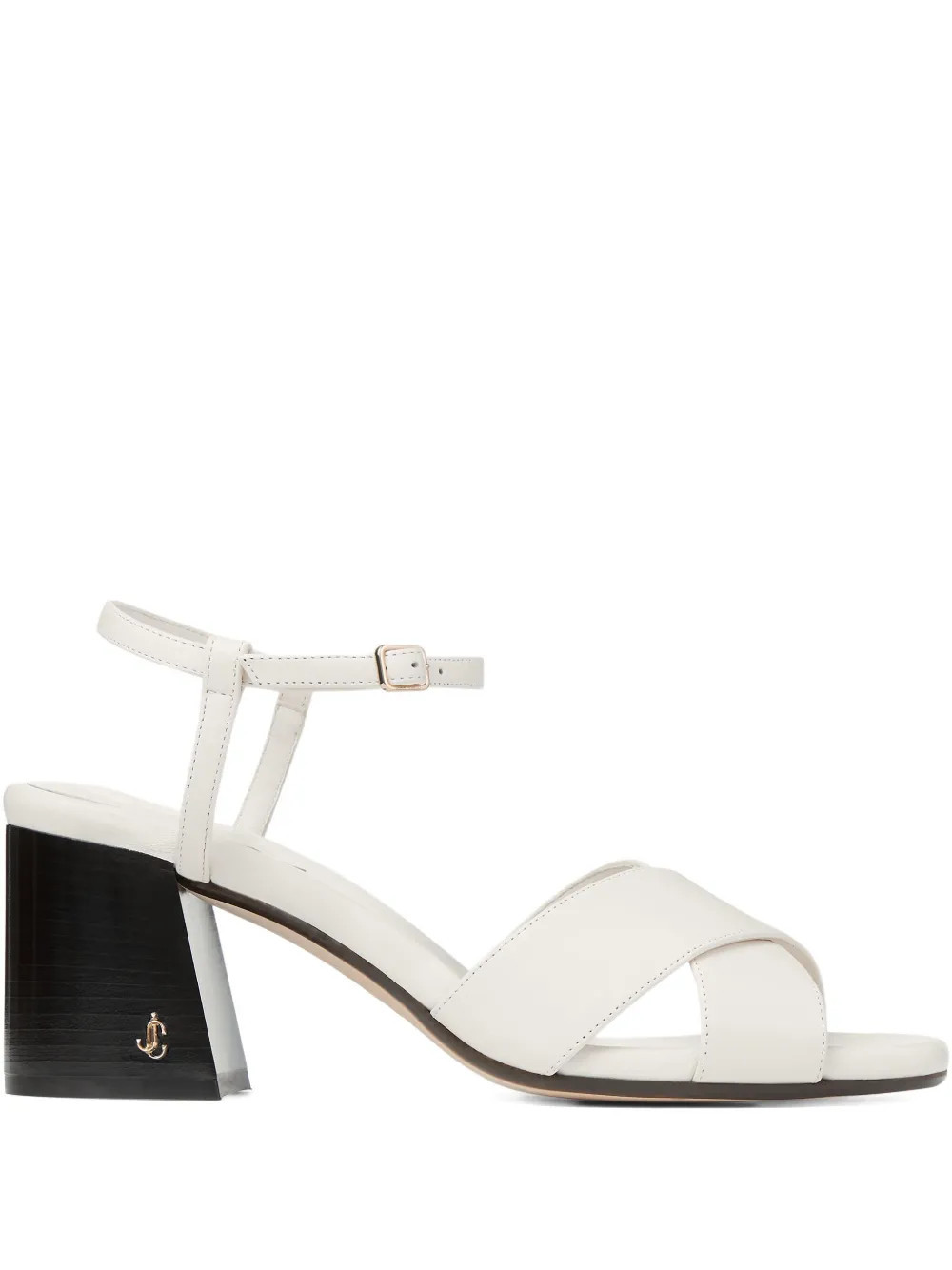 Jimmy Choo 65mm Valla sandals - White | Farfetch Global