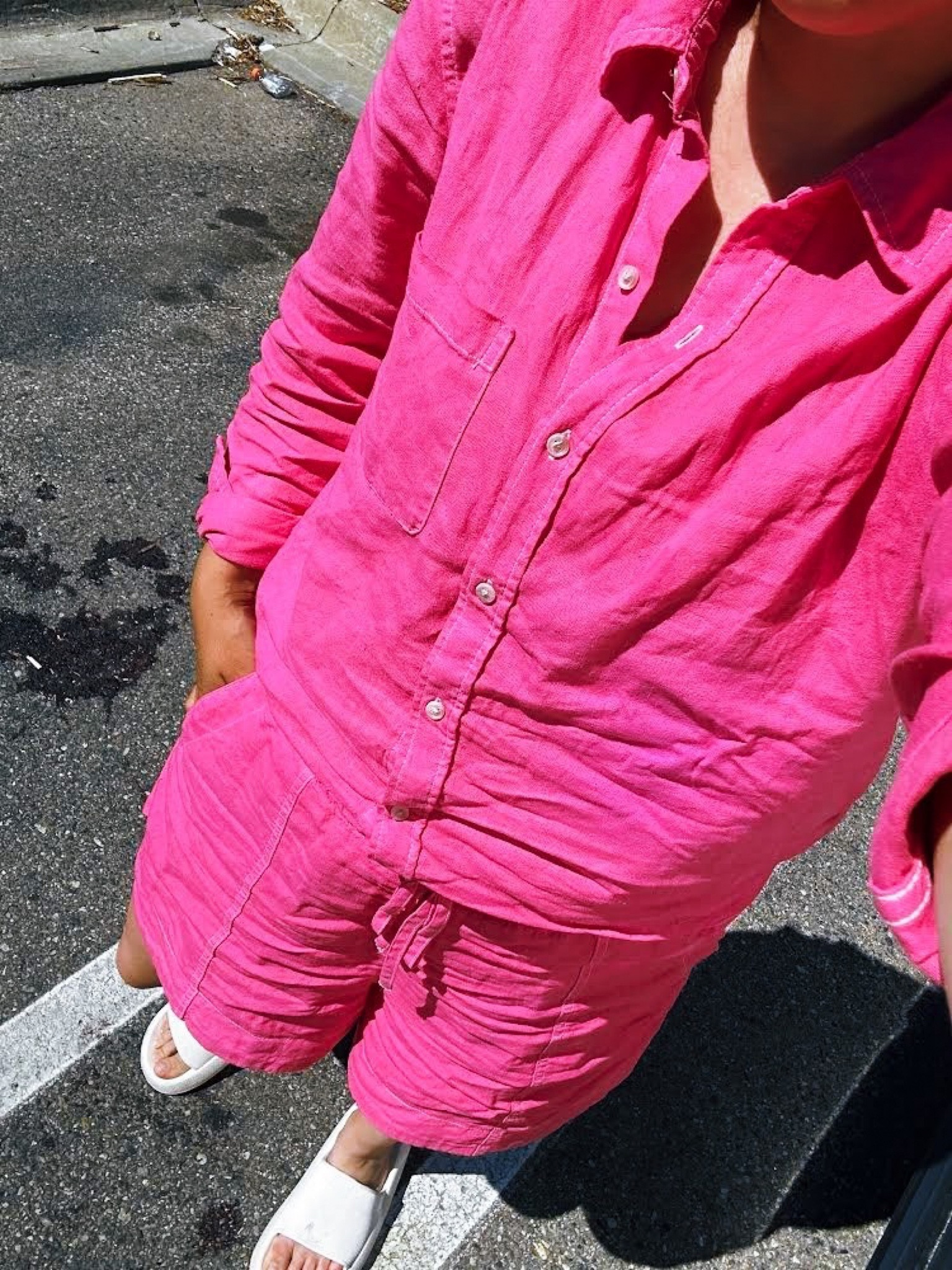 Shorts on sale for $14! 

Favorite matching target set in a size medium. Dyed to the perfect HOC Winter Pink. I Want to do it in blue and green too! 

Shoes- wearing a 7. I’d say true to size. Now that my feet grew with pregnancy I’d order an 8 next time. 

#LTKSummerSales #LTKFindsUnder50 #LTKSaleAlert