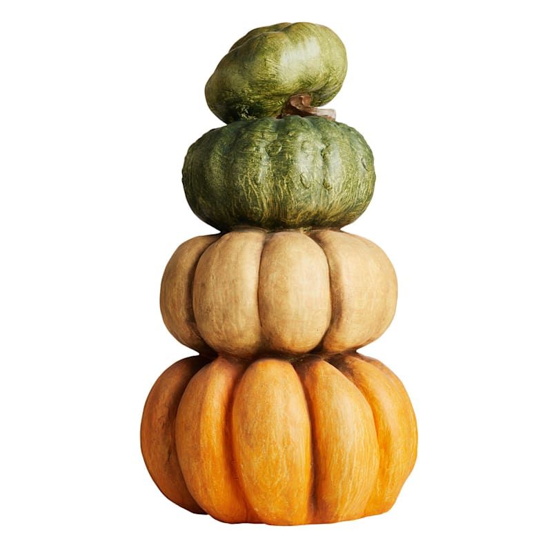 Homespun Harvest Stacked Pumpkins, 30" | At Home