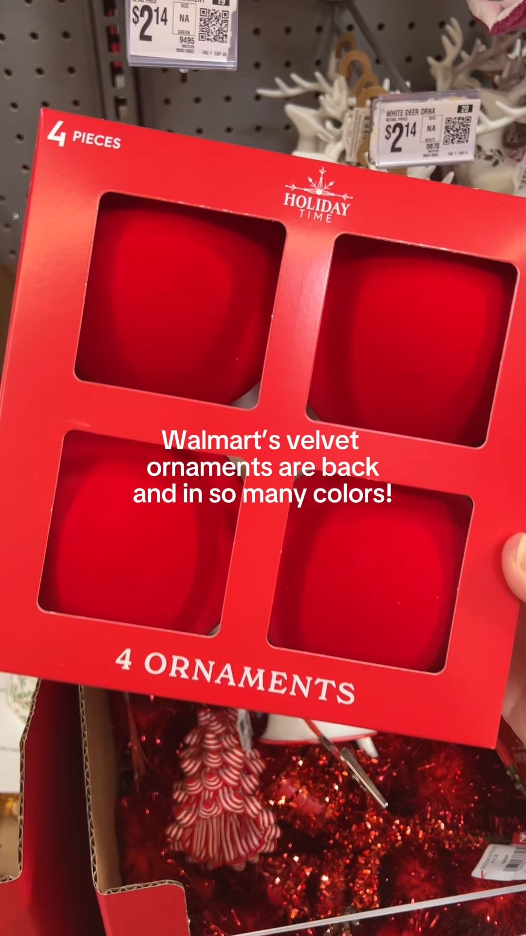 Help me choose! Which color ornaments should I get? These velvet ornaments at Walmart are so pretty and come in so many colors this year. I love a classic Christmas but the blue is so pretty too. 

🔗 Link to shop: https://liketk.it/5zgLp

#walmartfinds #walmartholiday #walmartchristmas #christmasornaments

#LTKHoliday #LTKHome #LTKSeasonal