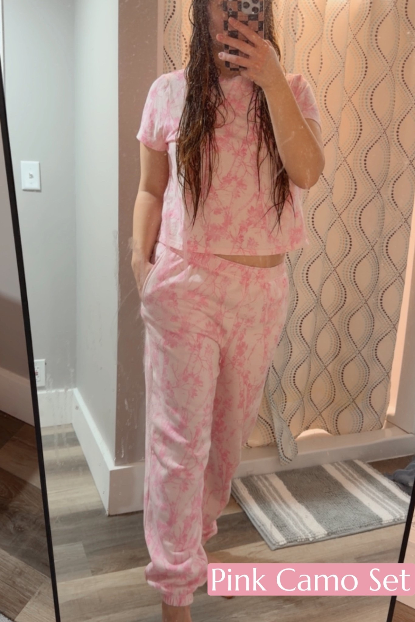 So cute and so affordable!! The shirt was literally under $6. Comfy matching sets, cute lounge set, matching pajamas, pink camo sweats 

#LTKFindsUnder50 #LTKGiftGuide