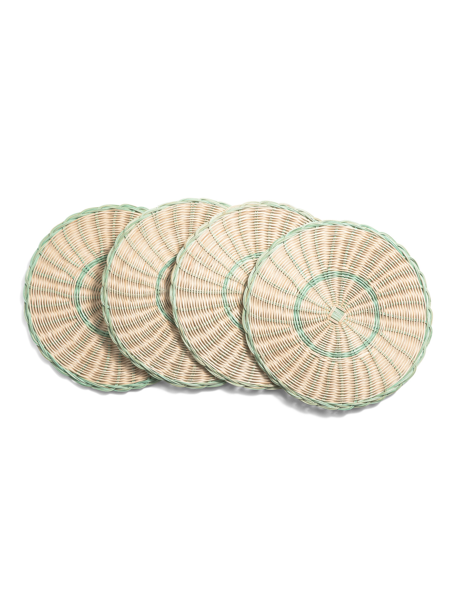 Set Of 4 Rattan Placemats | TJ Maxx