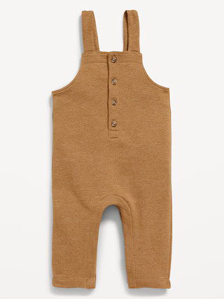 Unisex Sleeveless Button-Front Overalls for Baby | Old Navy (US)