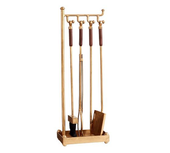 Industrial Fireplace Tool Set | Pottery Barn (US)