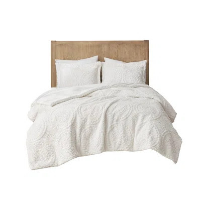Luxury Faux Fur Bedding Sets, Polyester Material, Elegant Ivory Style For Home | Wayfair North America