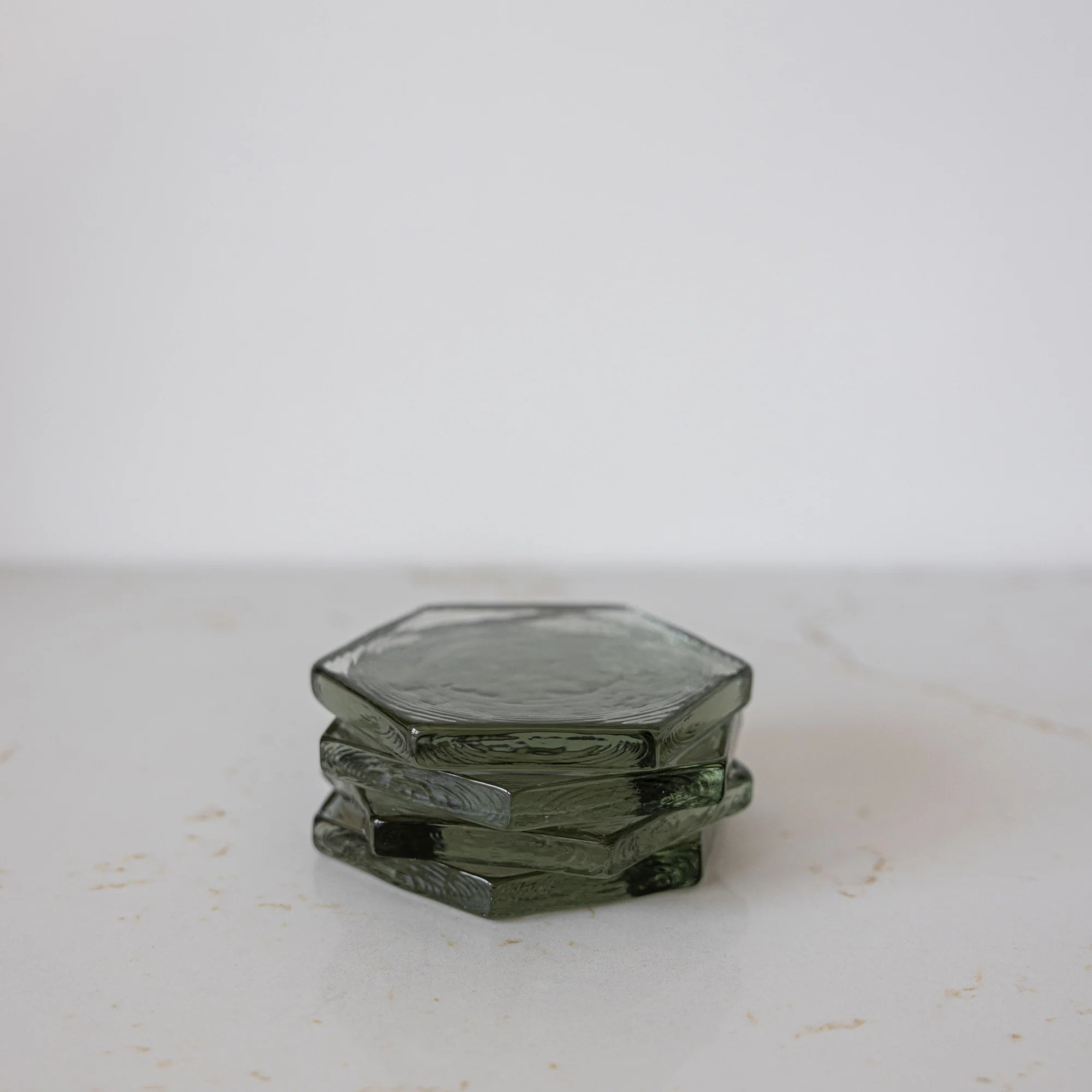 Hexagon Glass Coasters | By Luxe B Co. | luxe bCO