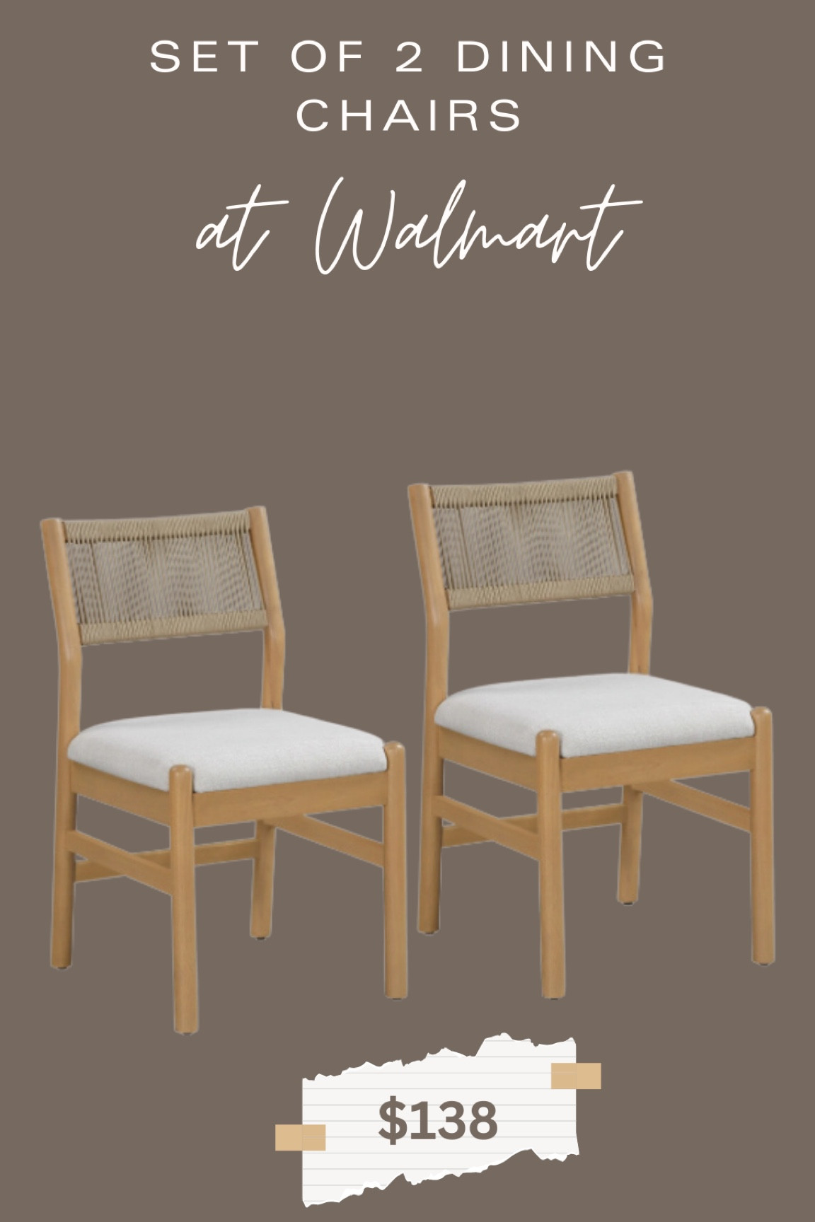 These beautiful dining chairs are $138 for set of 2! 

#LTKHome #LTKStyleTip