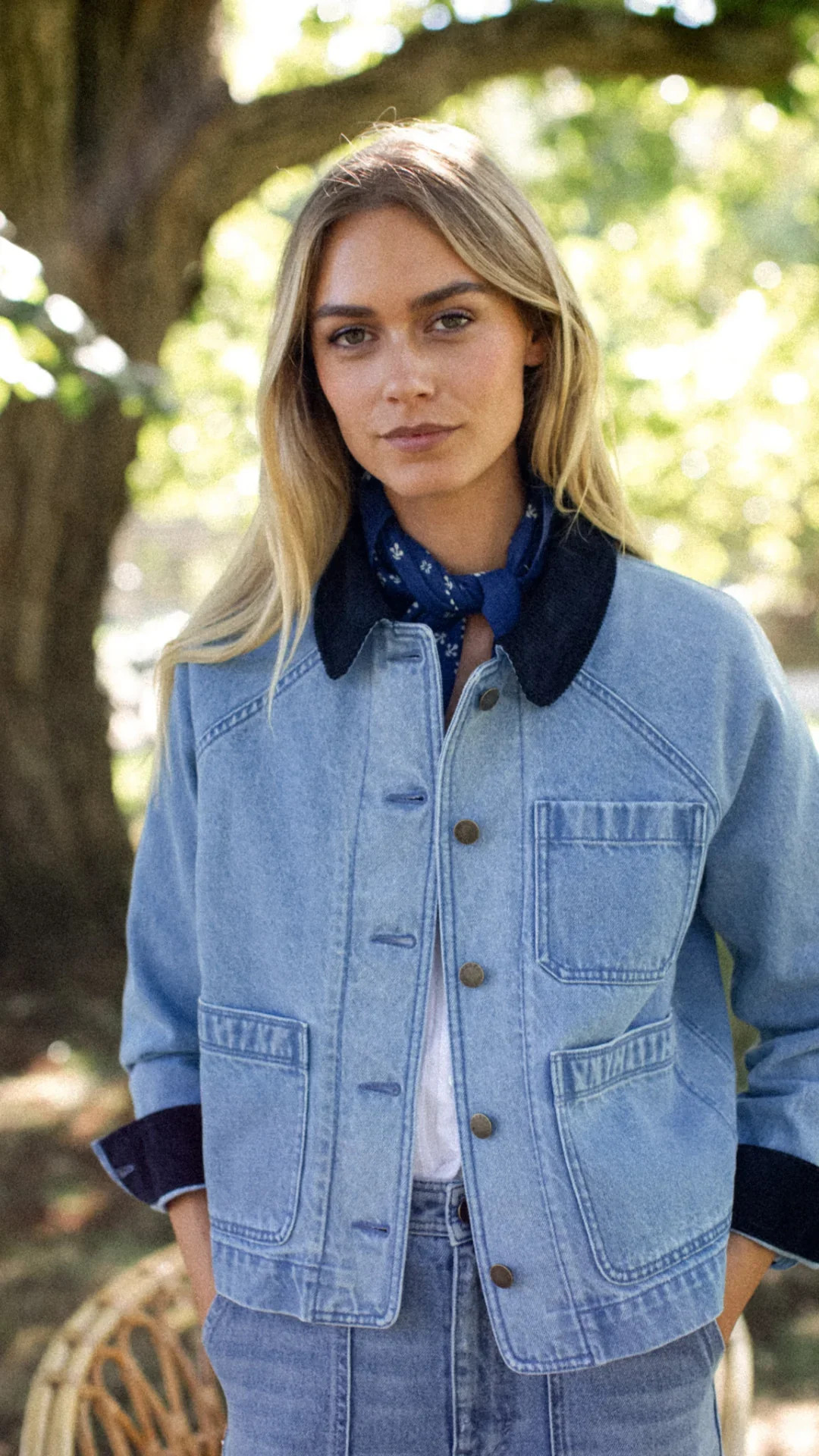 Denim Lee Barn Jacket - Fairfield Wash | Marea