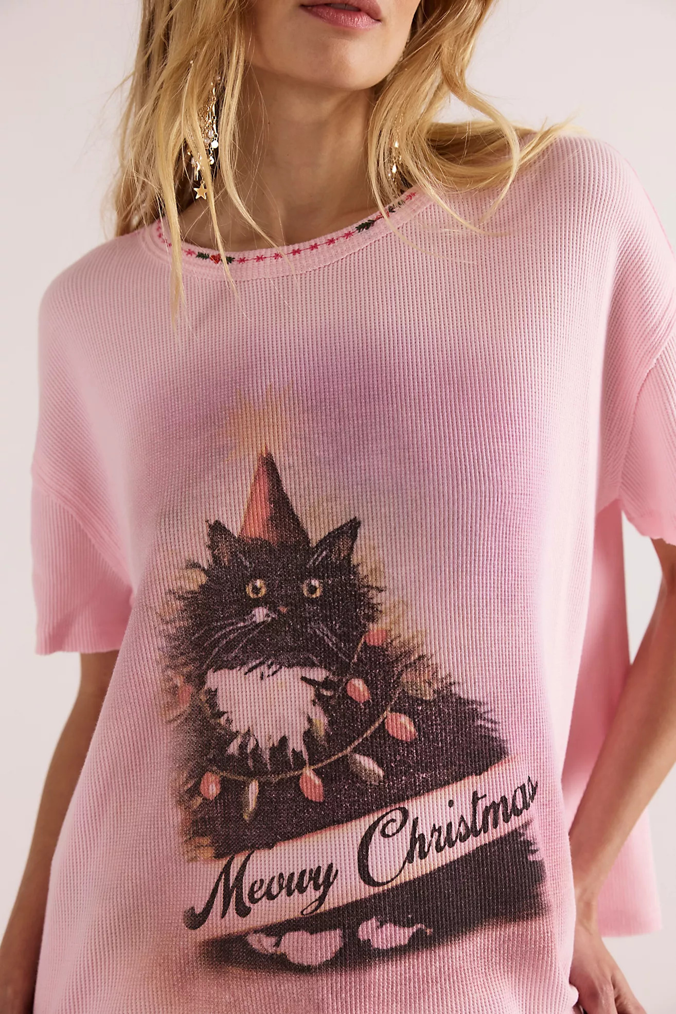 We The Free Merry Meowy Tee | Free People (Global - UK&FR Excluded)